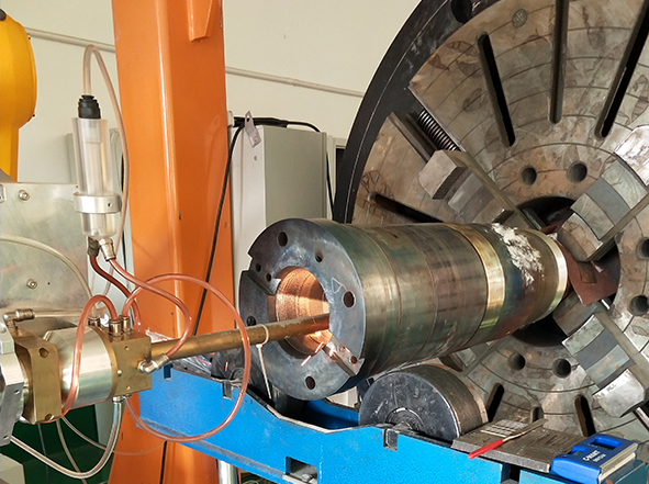 Inner hole laser cladding repair service